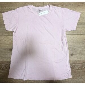 Unsubscribed Soft Pink Relaxed Crew Neck‎ Tee NWT Size S NWT